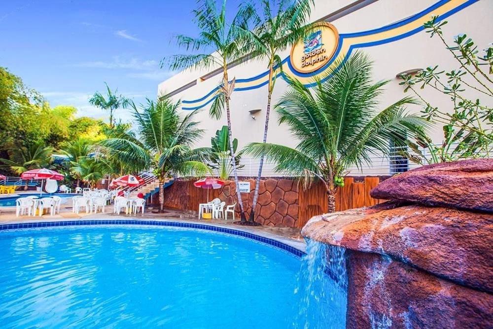 Golden Dolphin Grand Hotel Piscinas 24 Hs Mp * Caldas Novas